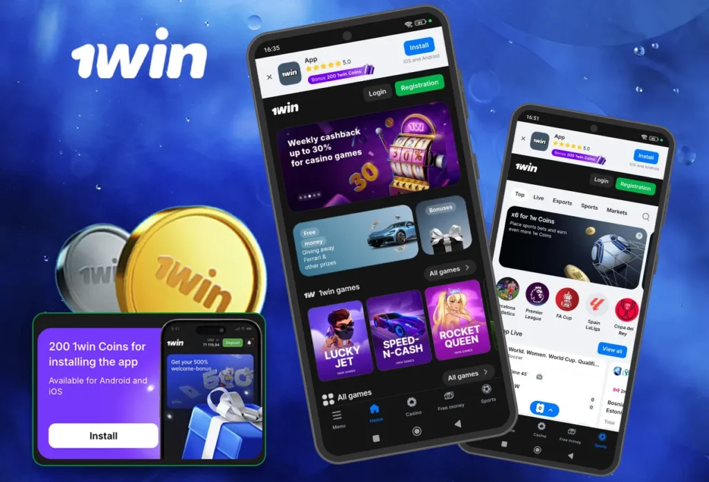 Download 1 WIN App for Android and iOS