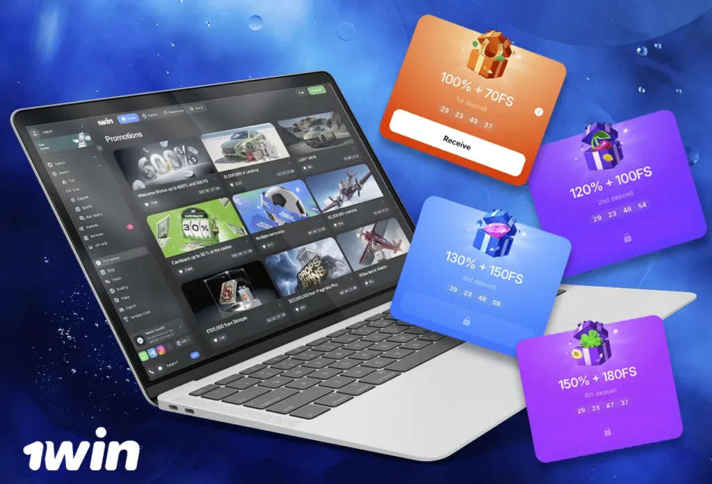 1win Bonuses program and Promotions in India